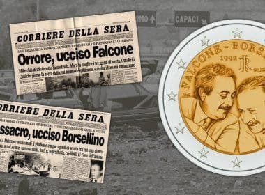 La moneta da 2 euro con Falcone e Borsellino - Falcone