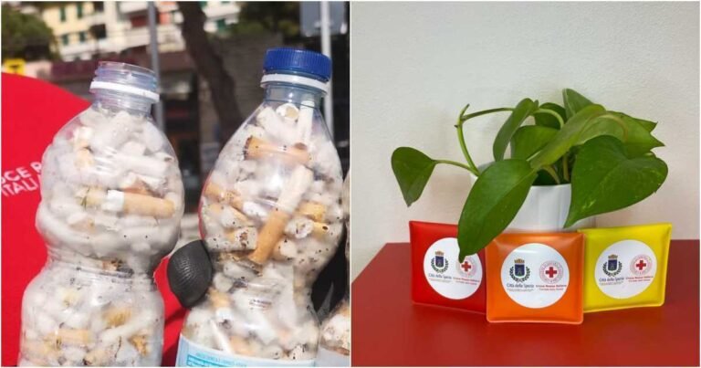 La Spezia: portamozziconi gratuiti per difendere l'ambiente - croce rossa, la spezia