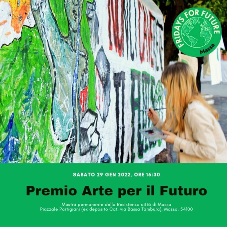 Fridays For Future Massa: sabato premiazione del concorso "Arte per il Futuro" - fridays for future, massa