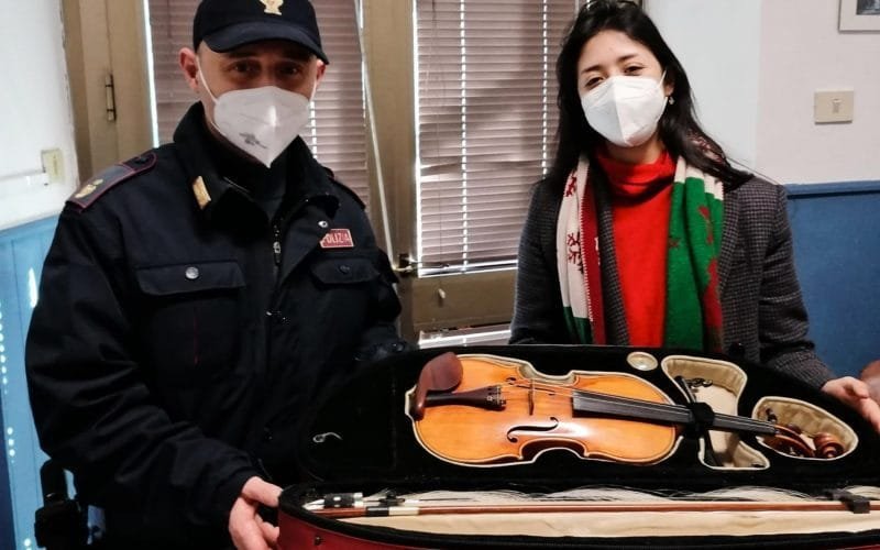 La Polizia ritrova e restituisce un violino d'epoca - ferrovia, musica