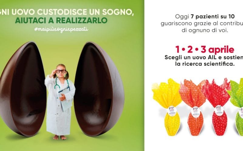 Tornano le uova di Pasqua dell'AIL -