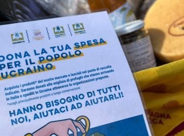 Lunigiana: al via la spesa sospesa per l'Ucraina, donazioni di cibo al mercato di Aulla - Ucraina