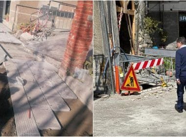 Caprigliola, al via i lavori di pavimentazione della piazza  - Aulla, caprigliola