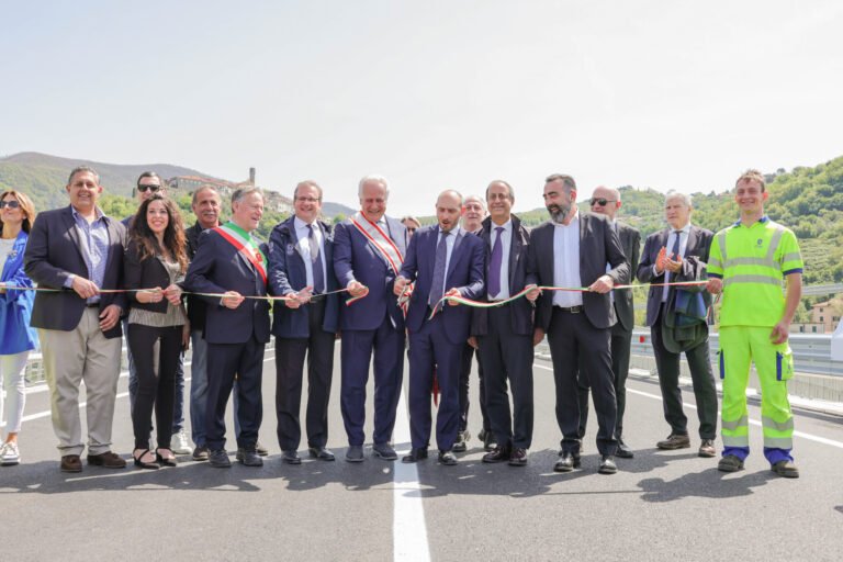 Aperto al traffico il nuovo ponte di Albiano - Aulla, Inaugurazione
