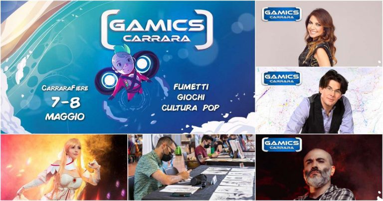 A Marina di Carrara arriva Gamics, la fiera dei fumetti, dei giochi e della cultura pop
