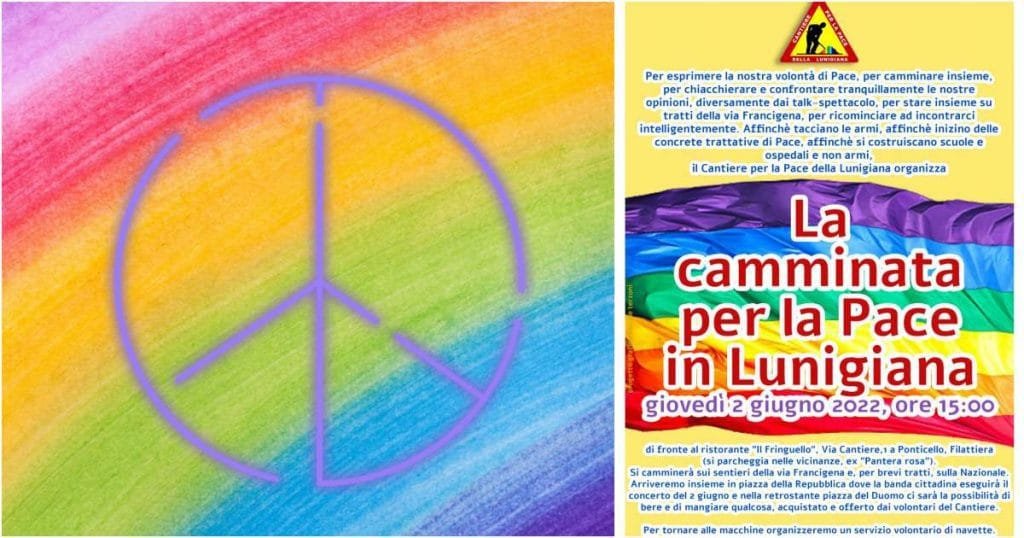 Una camminata in Lunigiana per la PACE Una camminata in Lunigiana per la PACE - camminata, lunigiana