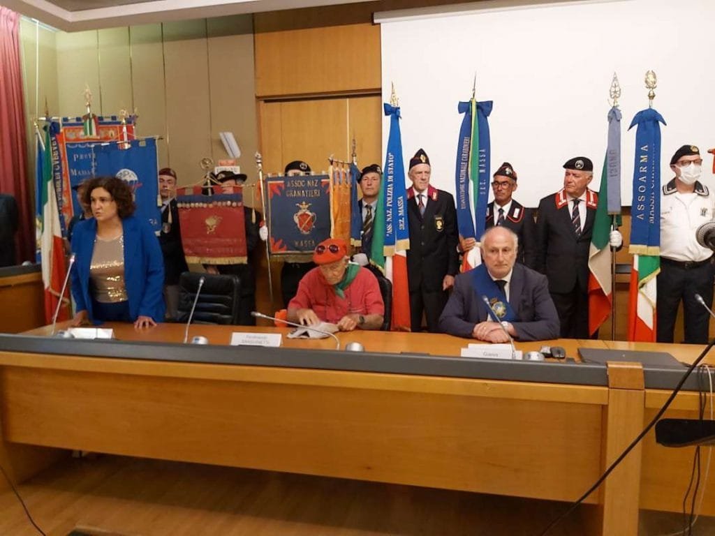 75 anni dal conferimento della medaglia d'oro al valor militare alla Provincia di Massa Carrara - conferimento, Massa Carrara