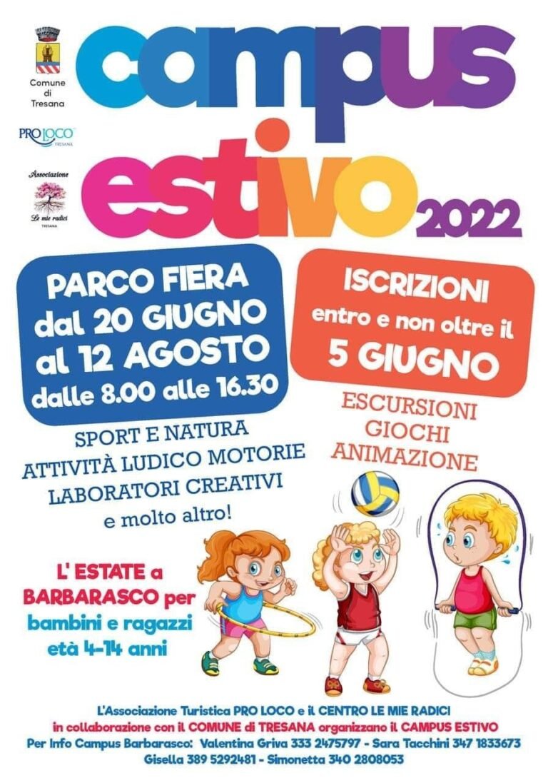 Tresana: parte con 157 bambini il Campus estivo - campus estivo, lunigiana