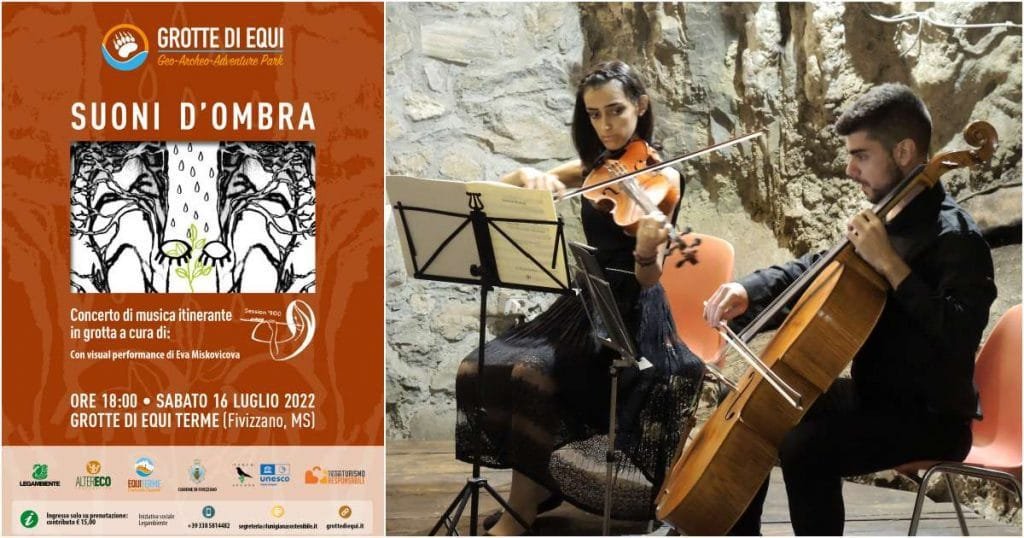 Tornano gli eventi artistici underground alle Grotte di Equi Terme Tornano gli eventi artistici underground alle Grotte di Equi Terme - equi terme, grotte