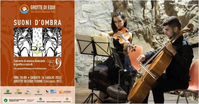 Tornano gli eventi artistici underground alle Grotte di Equi Terme - equi terme, grotte