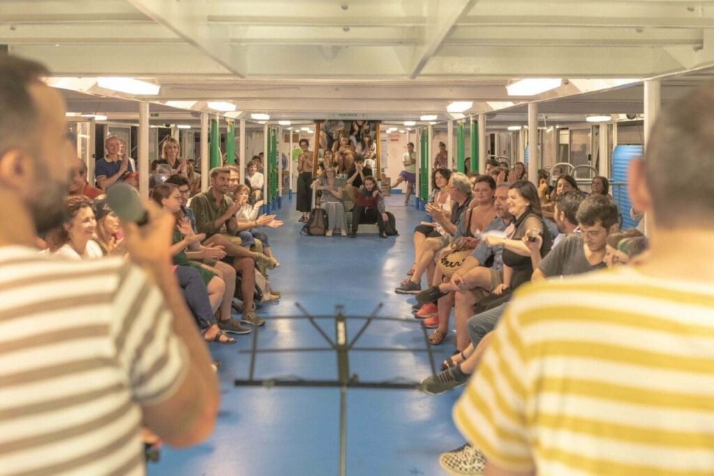 Mitilanti: finale regionale di poetry slam sul traghetto Albatros di La Spezia - finale regionale poetry slam, la spezia