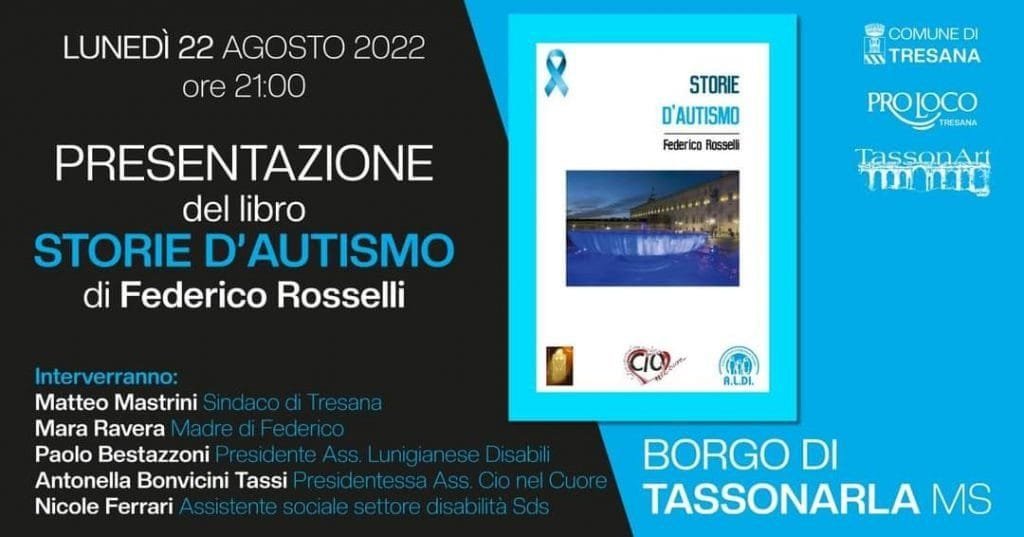 Tassonarla: questa sera presentazione del libro Storie di Autismo - presentazione libro, Storie di Autismo