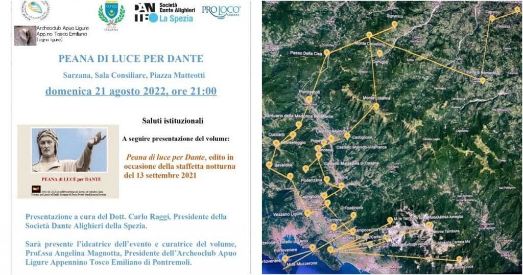 Peana di Luce per Dante, la presentazione del volume a Sarzana Peana di Luce per Dante, la presentazione del volume a Sarzana - Dante, luce