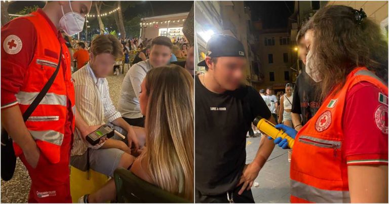 Croce Rossa, alcoltest nel centro storico di Spezia per prevenire gli incidenti 