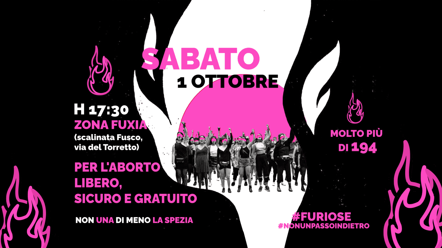 Non Una di Meno La Spezia: sabato mobilitazione sulla legge 194 - aborto, la spezia