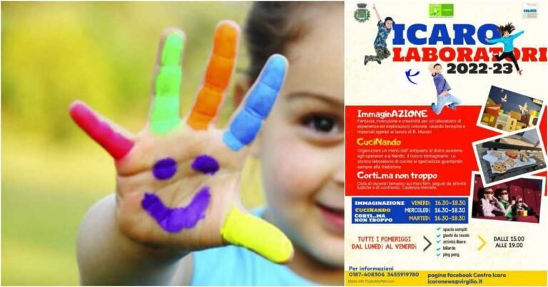 Stanno per riprendere le attività al Centro polivalente "Icaro" - attività per ragazzi, icaro