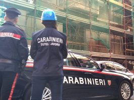 Carabinieri tutela lavoro 2022