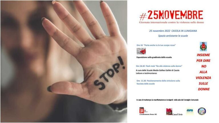 A Casola scarpe rosse, flash mob, letture e testimonianze contro la violenza sulle donne -