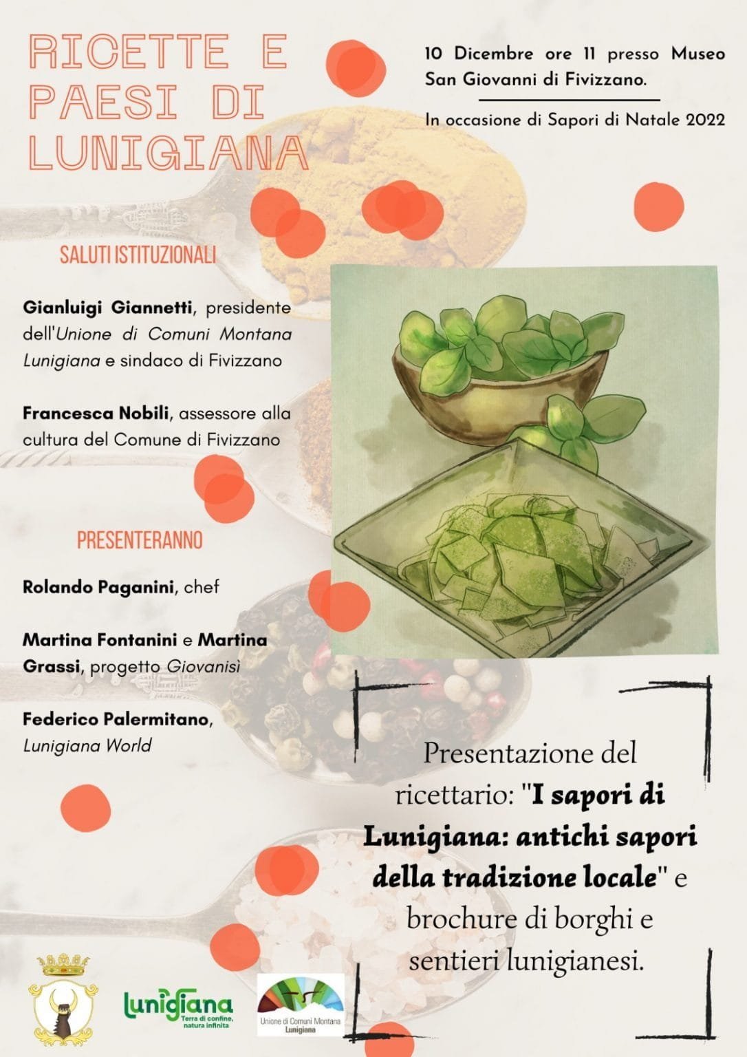 Ricette e paesi della Lungiana: sabato 10 dicembre presentazione del ricettario a Fivizzano - cucina, lunigiana