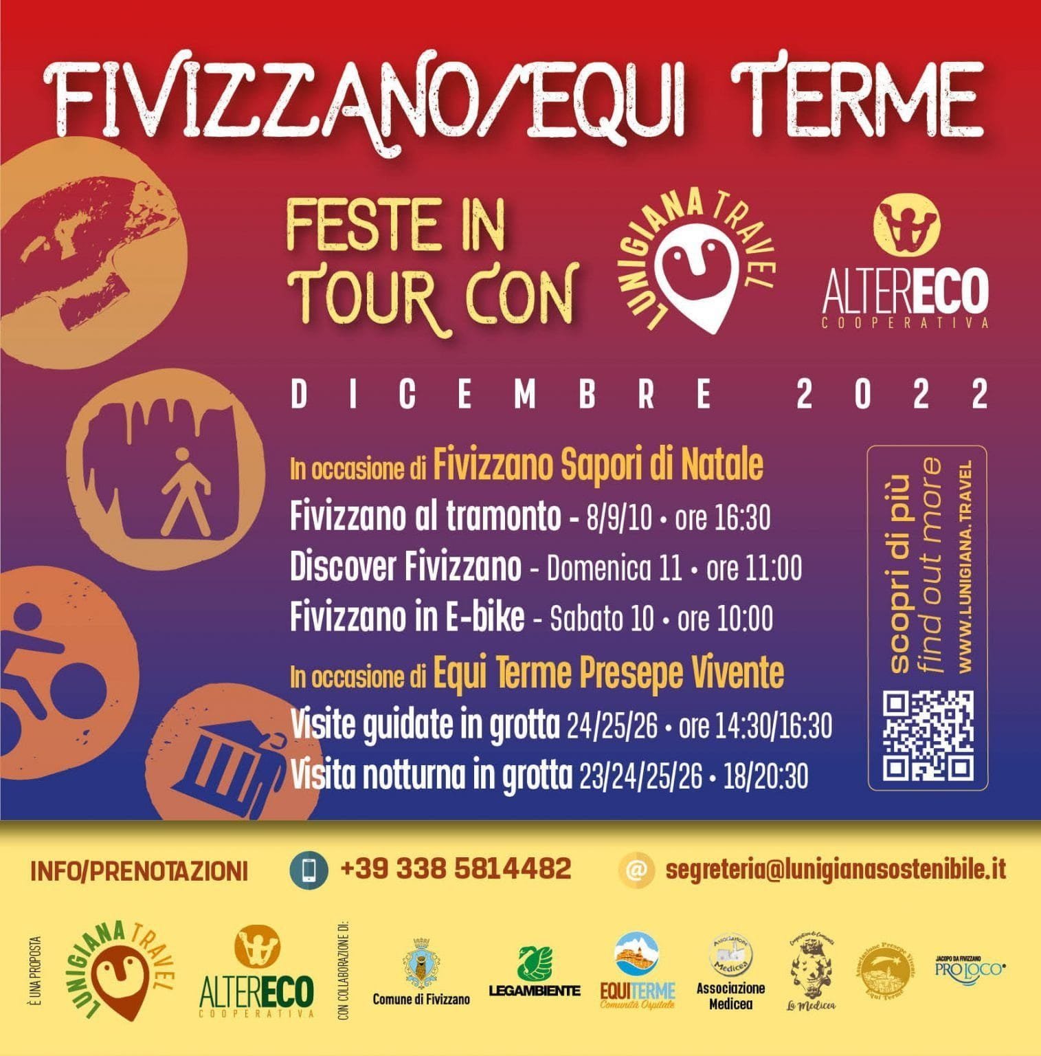 Natale in Lunigiana: AlterEco e i tour dedicati a Fivizzano ed Equi Terme - Cooperativa AlterEco, equi terme