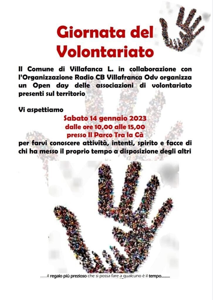 Villafranca: fine settimana di appuntamenti tra "La giornata del volontariato" e il libro "Racconti all'ombra del Giuggiolo" - fine settimana, libro