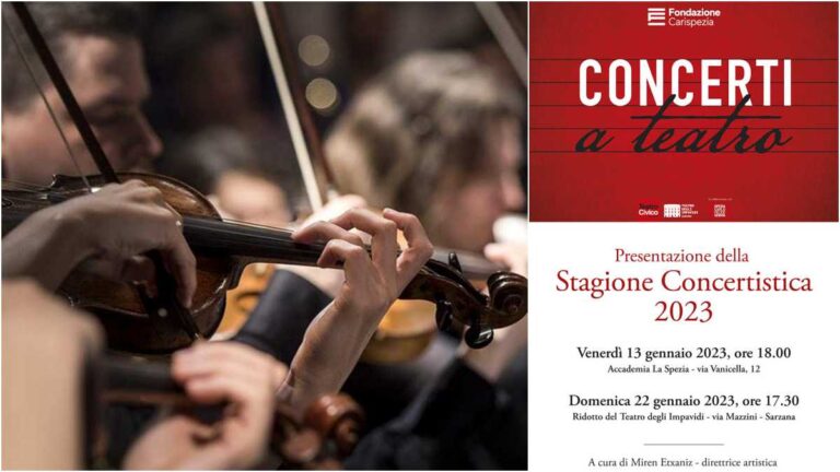 Ecco la stagione 2023 di “Concerti a Teatro” a La Spezia e Sarzana