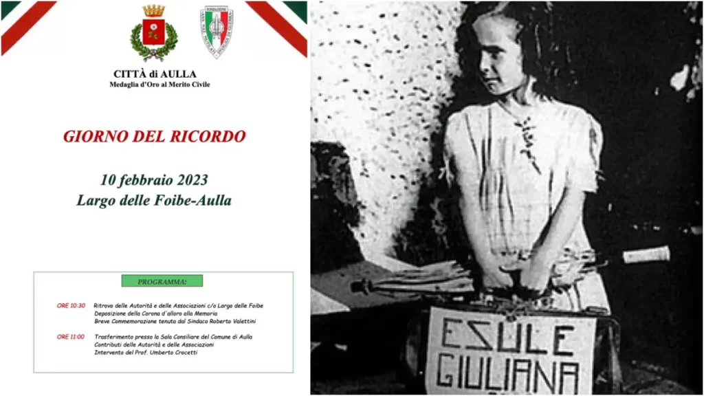 Aulla celebra il "Giorno del ricordo" - foibe, giorno