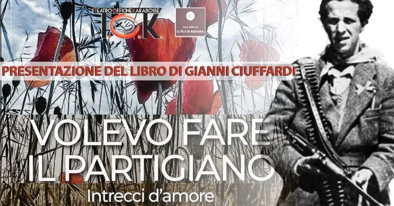 "Volevo fare il partigiano", la presentazione allo spaccio culturale di Officine TOK - libri, partigiani