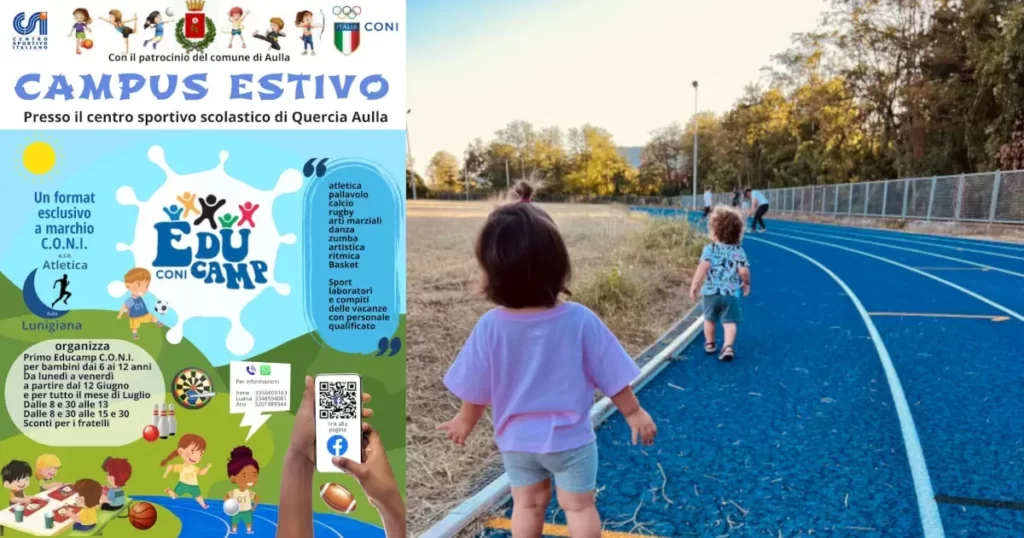 Il primo “Edu Camp” targato CONI della Lunigiana al Centro scolastico sportivo di Quercia - Aulla, centro scolastico
