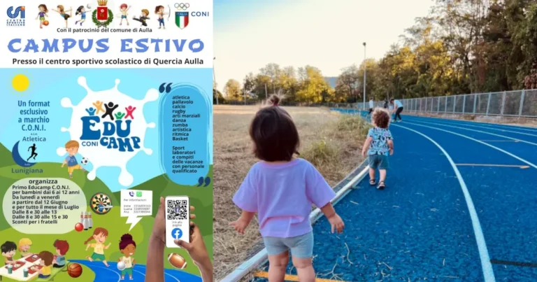 Il primo “Edu Camp” targato CONI della Lunigiana al Centro scolastico sportivo di Quercia Il primo “Edu Camp” targato CONI della Lunigiana al Centro scolastico sportivo di Quercia - Aulla, centro scolastico