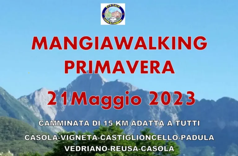 A Casola la Mangiawalking della primavera - 21 maggio, casola