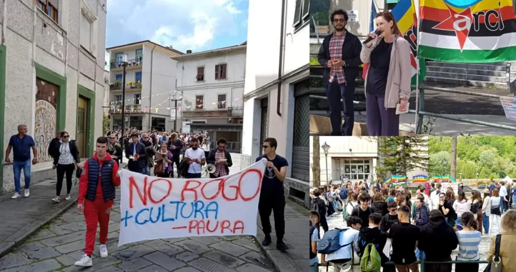 Studenti e associazioni "invadono" Aulla per "No Rogo" - Arci, Aulla