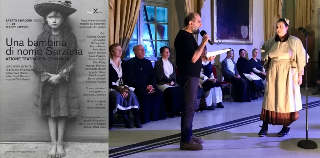 Una bambina di nome Sarzana – audio installazione e performance in teatro Una bambina di nome Sarzana - audio installazione e performance in teatro - audio installazione, Sarzana
