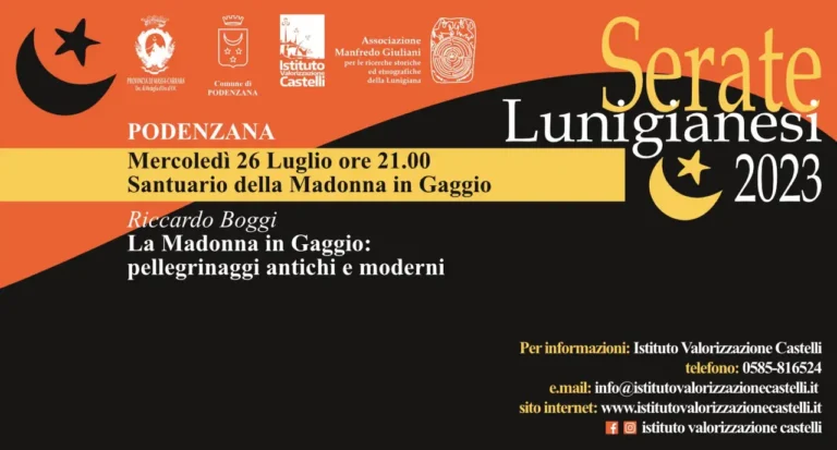 Riccardo Boggi racconta della Madonna della Neve per Le Serate Lunigianesi - riccardo boggi, serate lunigianesi