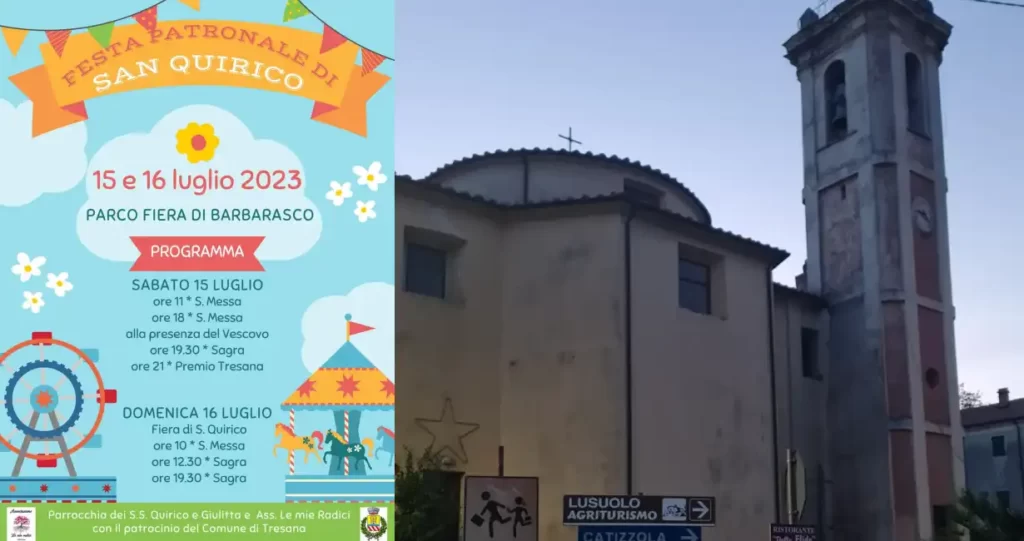 Sabato 15 e domenica 16 luglio Barbarasco in festa per il patrono Sabato 15 e domenica 16 luglio Barbarasco in festa per il patrono -