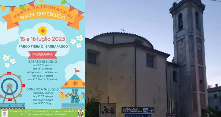 Sabato 15 e domenica 16 luglio Barbarasco in festa per il patrono -