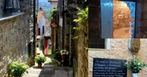 Installazioni artistiche contemporanee nel borgo di Tassonarla (Tresana), durante TassonArt 2023.