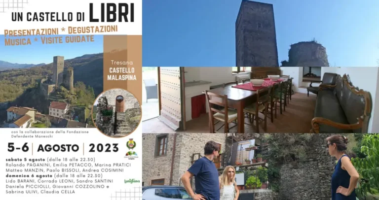 Un Castello di Libri: presentazioni, degustazioni, musica dal vivo e visite guidate al Castello di Tresana Un Castello di Libri: presentazioni, degustazioni, musica dal vivo e visite guidate al Castello di Tresana - castello, libri