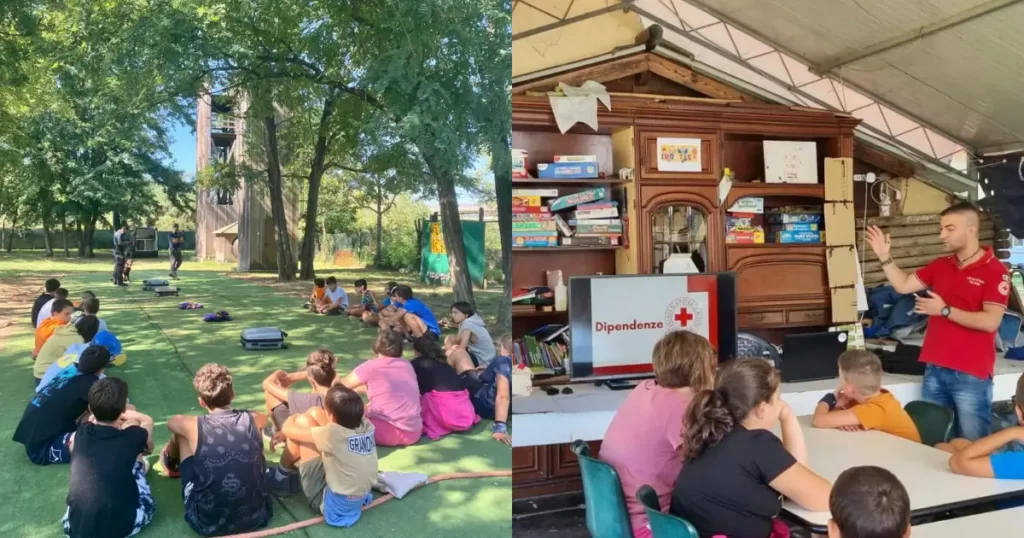 Croce Rossa e Guardia di Finanza spiegano ai bambini i rischi delle droghe - bambini, croce rossa