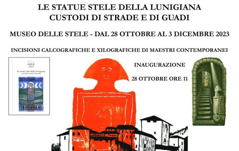 Al via la mostra "Le Statue Stele della Lunigiana custodi di strade e di guadi" al Castello del Piagnaro - Pontremoli, statue stele