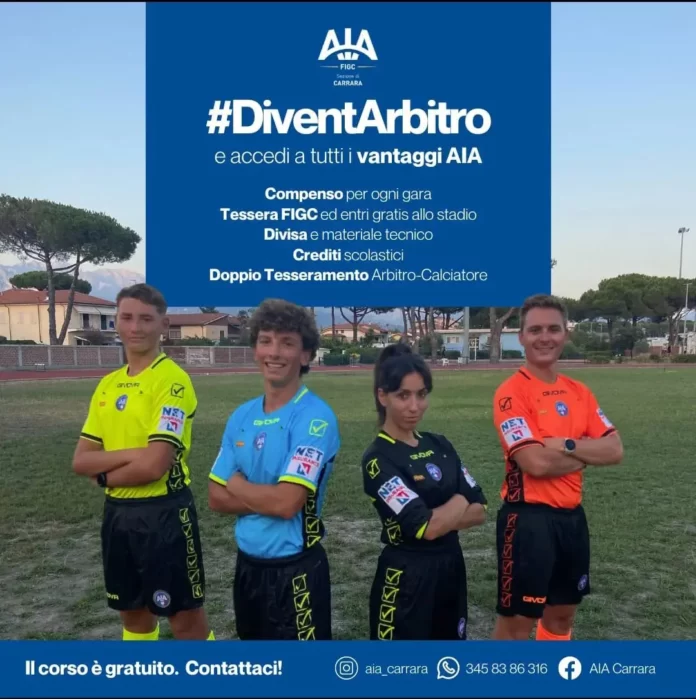 corso arbitri aia carrara