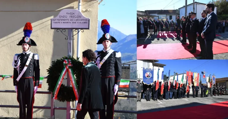 A Tassonarla di Tresana il ricordo di Enzo Fregosi a venti anni dalla strage di Nassiriya - commemorazione, nassiriya