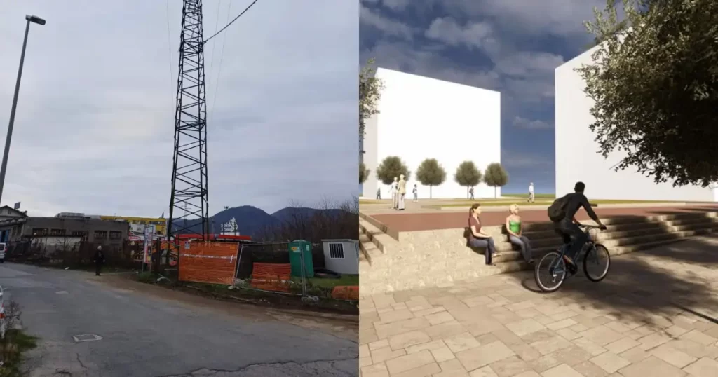 Riqualificazione urbana Masero: in corso i lavori agli argini e a breve rimozione dei tralicci e sistemazione delle piazze -