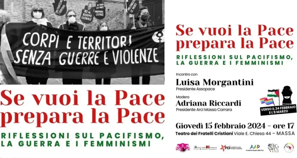 A Massa “Se vuoi la pace, prepara la pace” A Massa "Se vuoi la pace, prepara la pace" - massa, pace