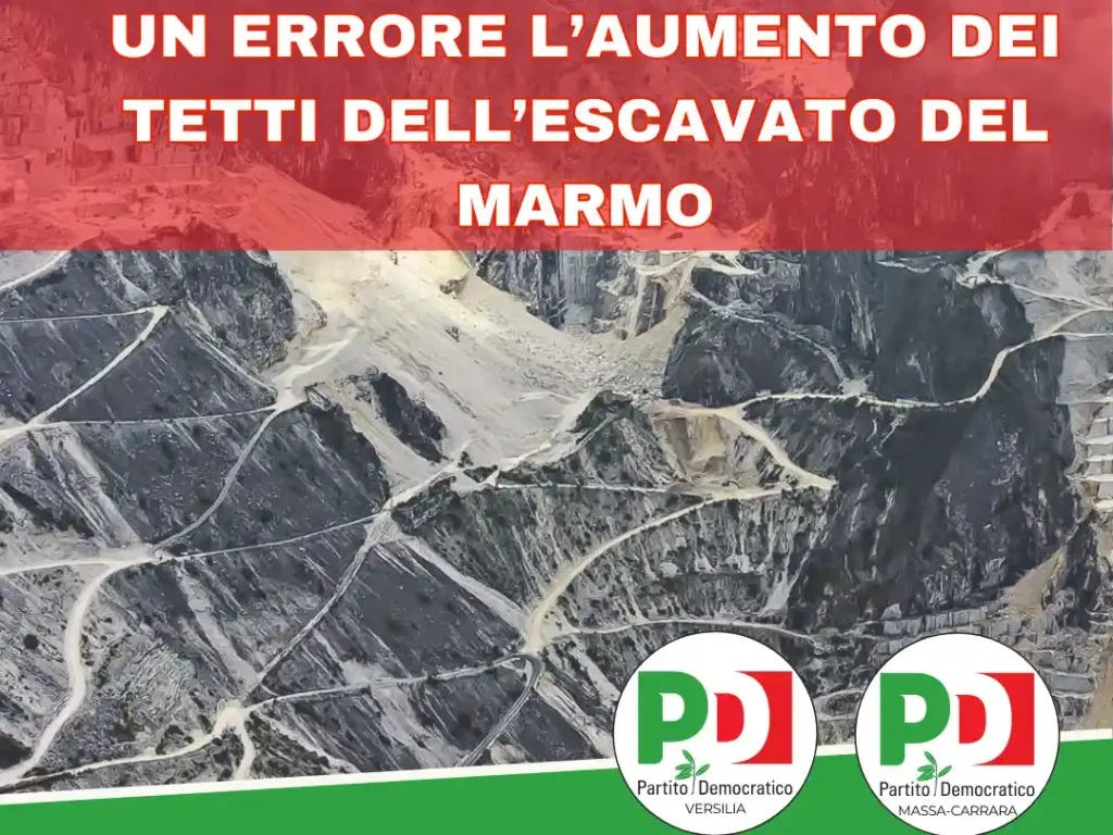 PD Massa-Carrara e Versilia: “La Giunta regionale ci ripensi, più escavazioni non portano vantaggi ai nostri territori” - alpi apuane, Massa Carrara