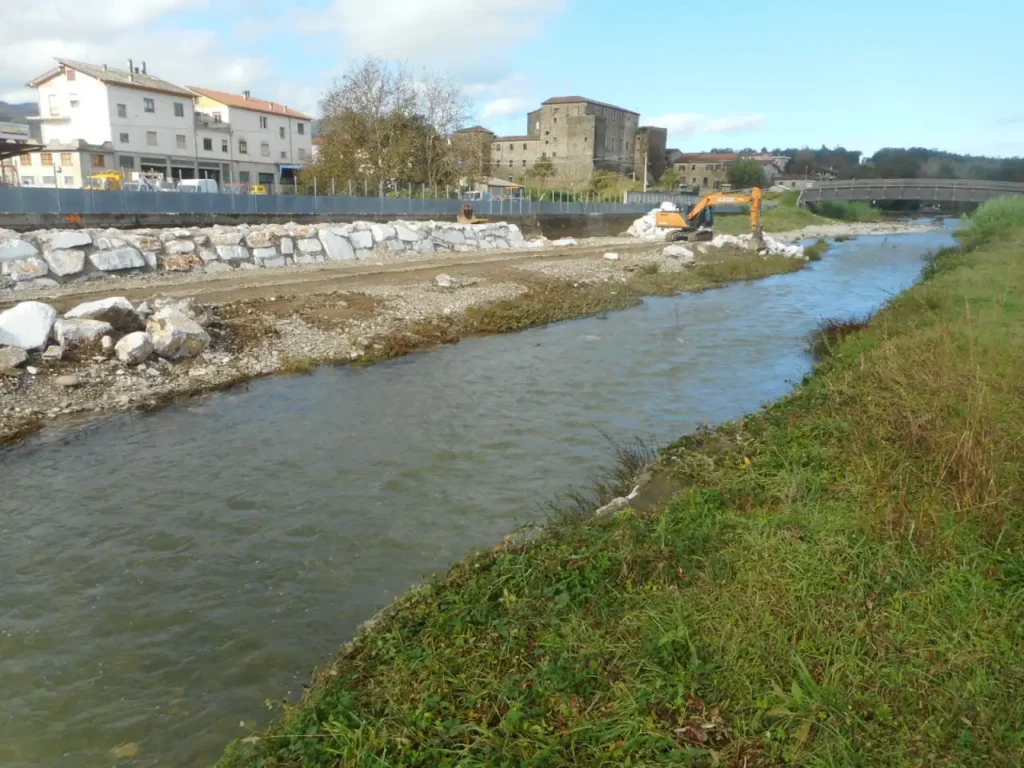 Nel comune di Licciana prima fase di lavori conclusa sul torrente Civiglia - civiglia
