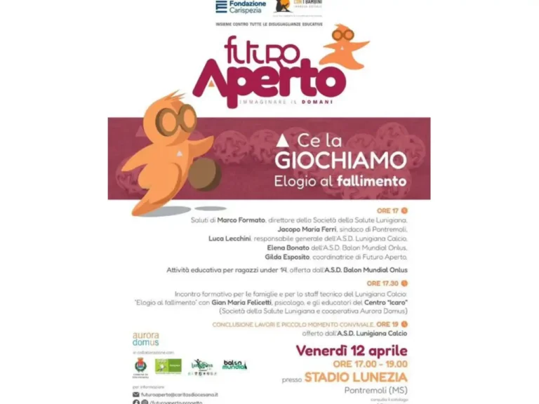 "Ce la giochiamo": un incontro per accompagnare la crescita dei ragazzi - Lunigiana
