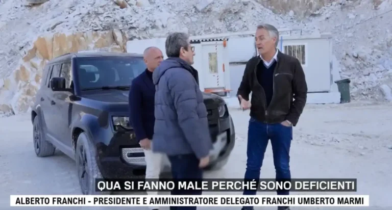 Bufera sulle parole di Franchi a Report, presa di posizione del PD e sindacati - carrara, cave