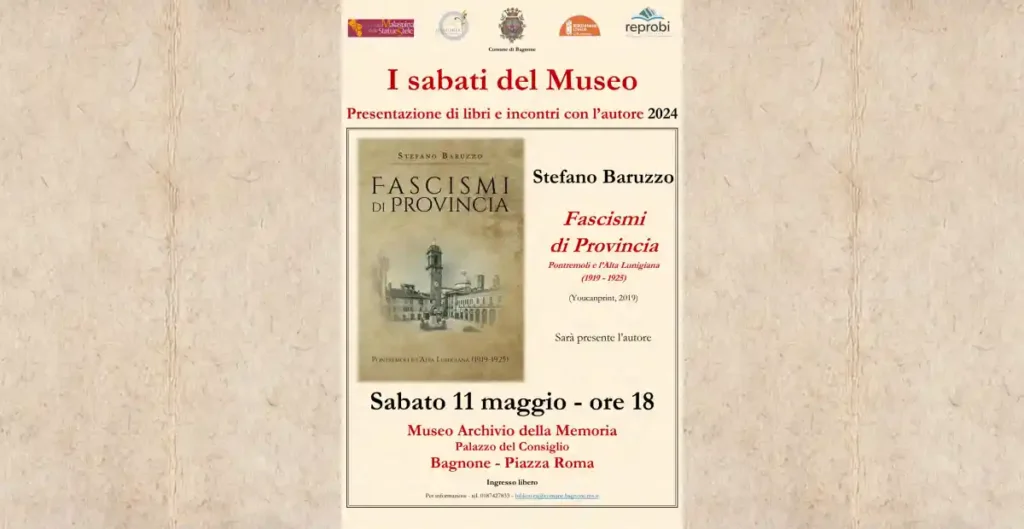 "Fascismi di provincia", la presentazione a Bagnone - fascismo, stefano baruzzo