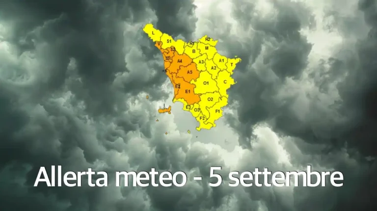 Pioggia e temporali forti, codice arancione giovedì 5 settembre - allerta arancione, meteo